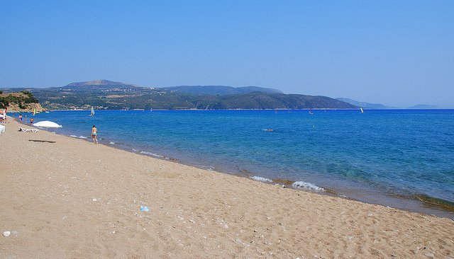 пляжи Пелопоннес